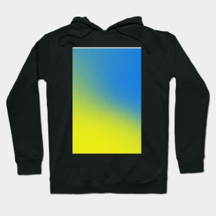 yellow to blue gradient Hoodie